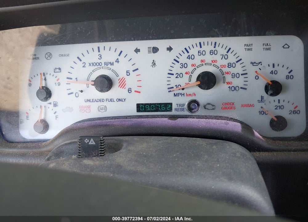 2000 JEEP CHEROKEE LIMITED VIN: 1J4FF68S5YL186804