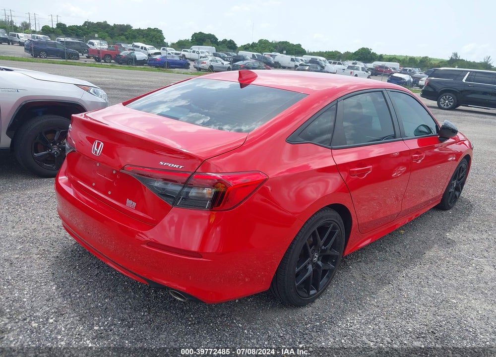2022 HONDA CIVIC SPORT VIN: 2HGFE2F58NH557608