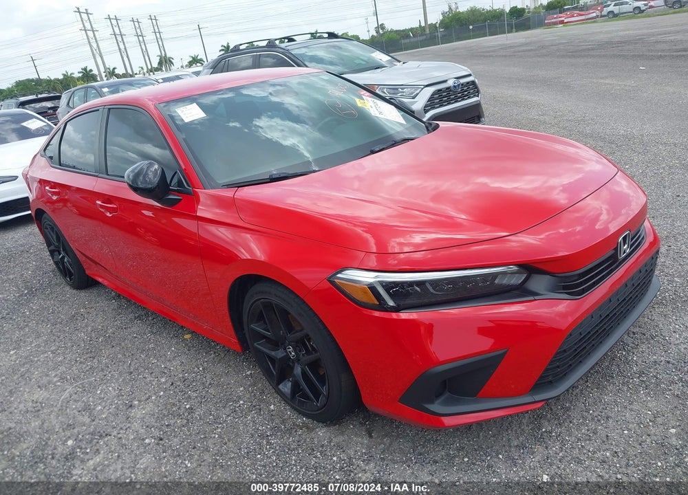 2022 HONDA CIVIC SPORT VIN: 2HGFE2F58NH557608