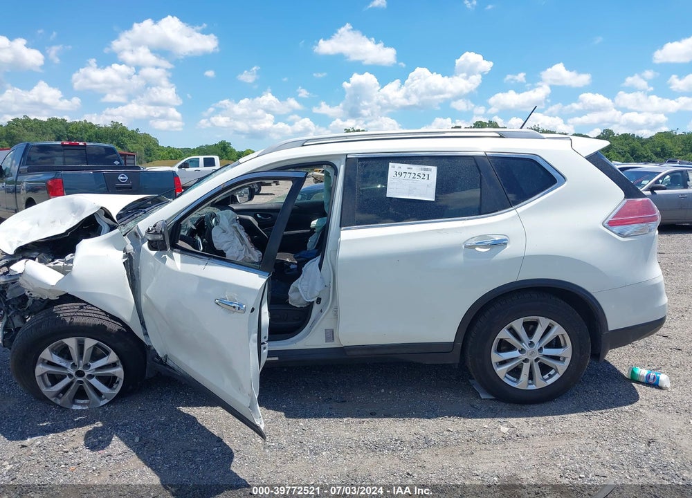 2016 NISSAN ROGUE SV VIN: 5N1AT2MV7GC888585