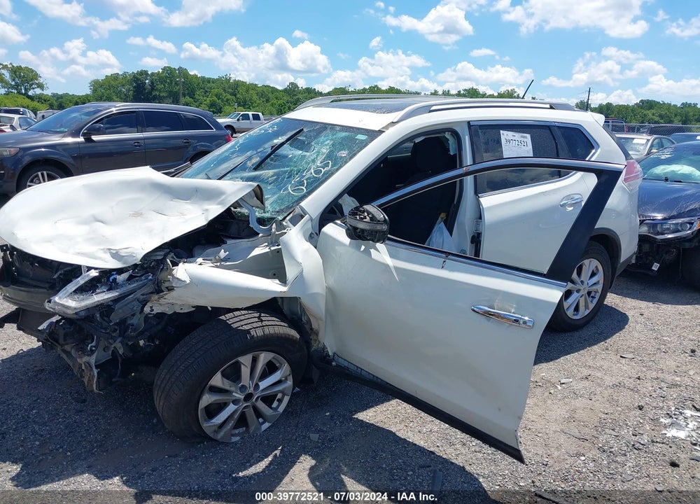 2016 NISSAN ROGUE SV VIN: 5N1AT2MV7GC888585