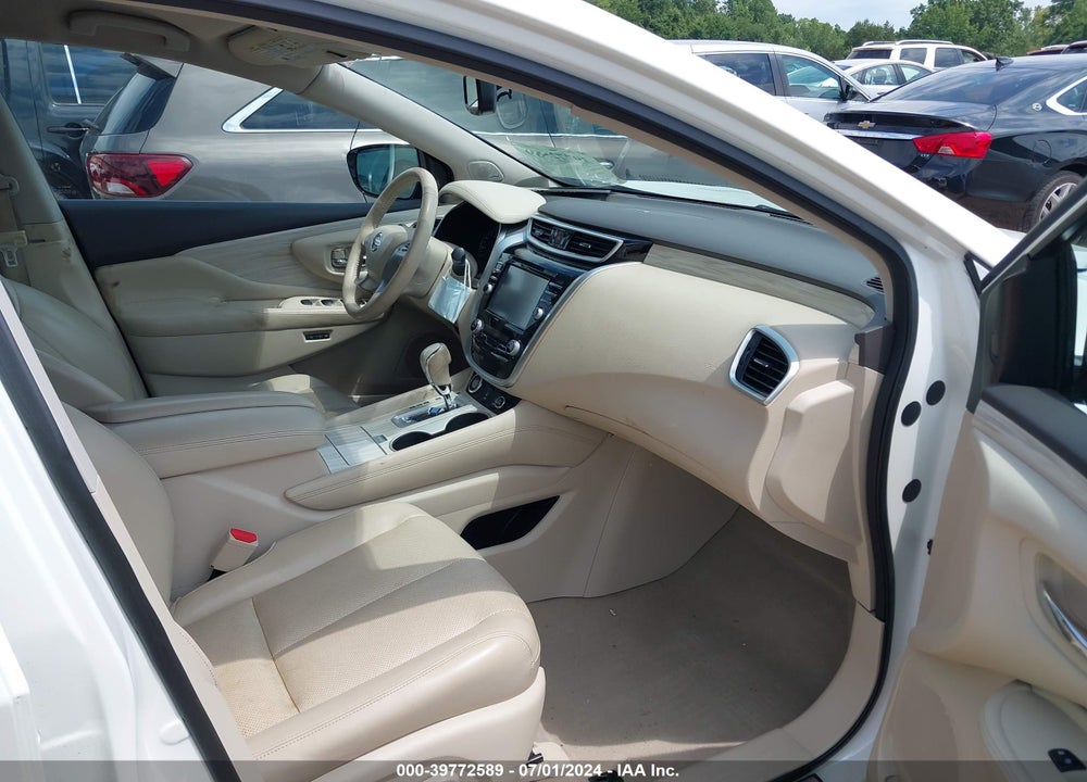 2015 NISSAN MURANO SL VIN: 5N1AZ2MG0FN239634