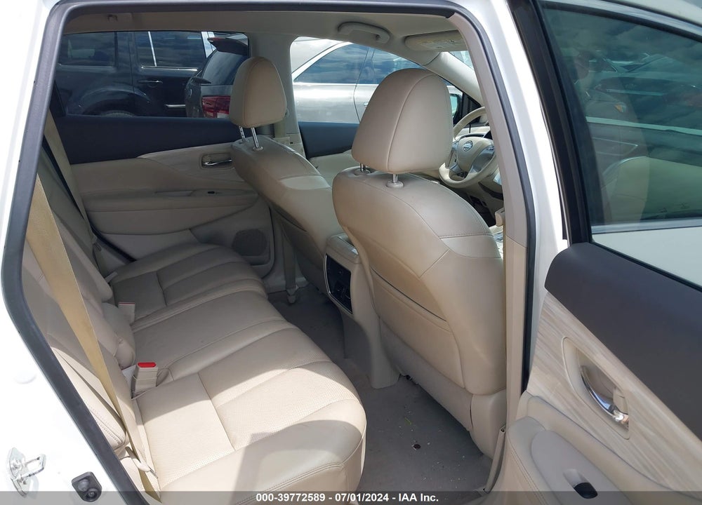 2015 NISSAN MURANO SL VIN: 5N1AZ2MG0FN239634