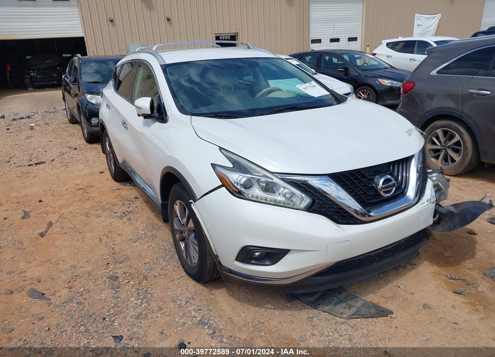 2015 NISSAN MURANO SL VIN: 5N1AZ2MG0FN239634