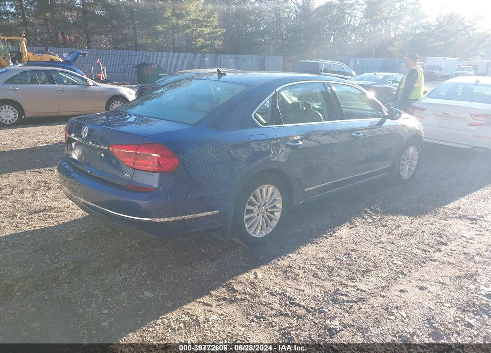 2016 VOLKSWAGEN PASSAT 1.8T SE VIN: 1VWBT7A35GC055342