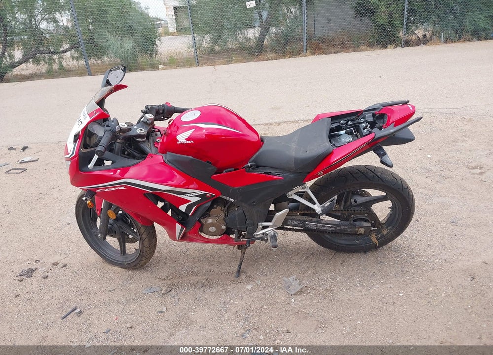 2022 HONDA CBR300 RA VIN: MLHNC5150N5800261