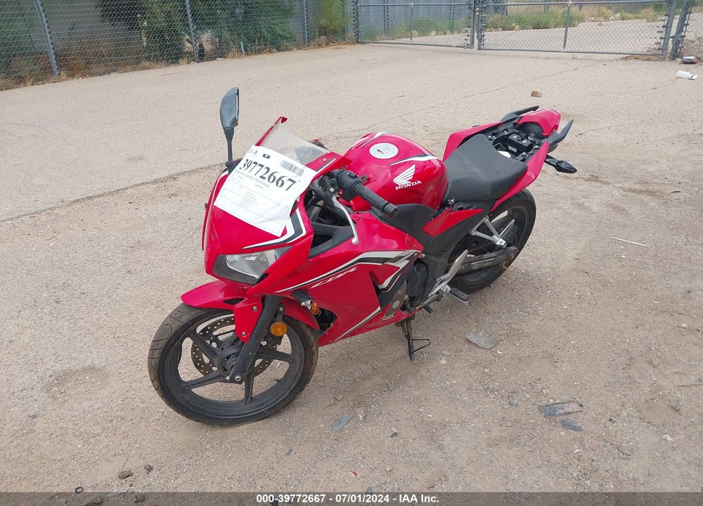 2022 HONDA CBR300 RA VIN: MLHNC5150N5800261