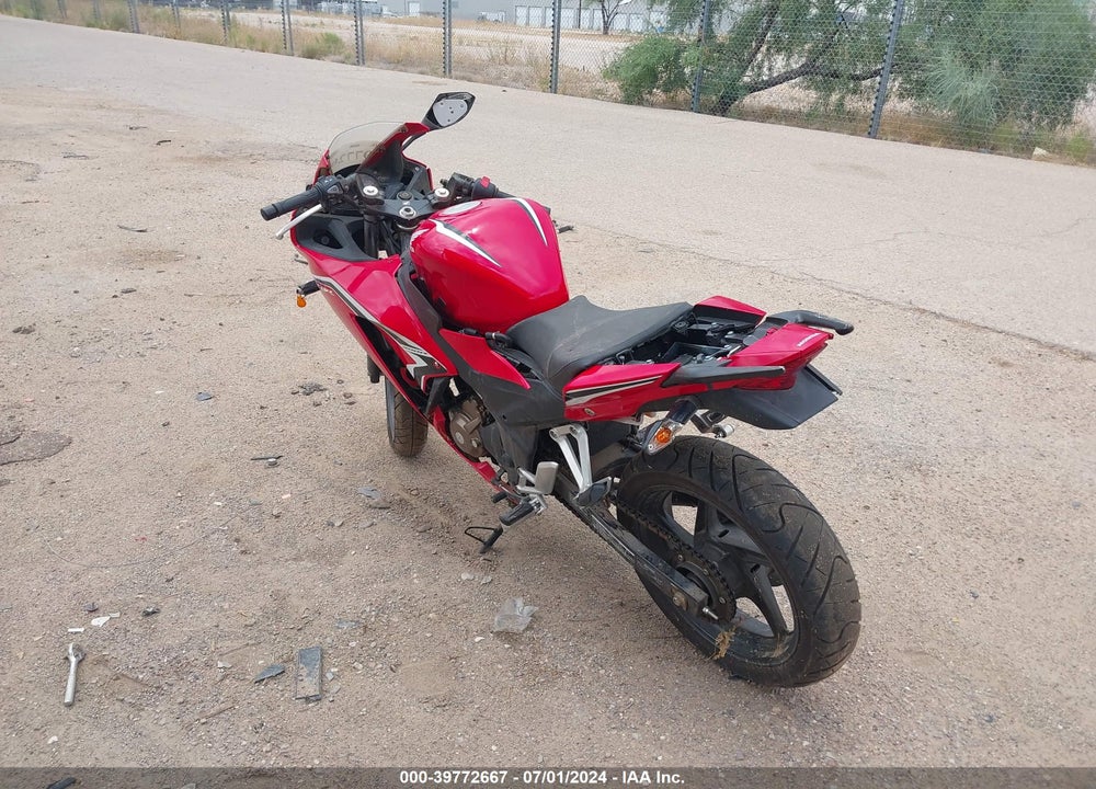 2022 HONDA CBR300 RA VIN: MLHNC5150N5800261
