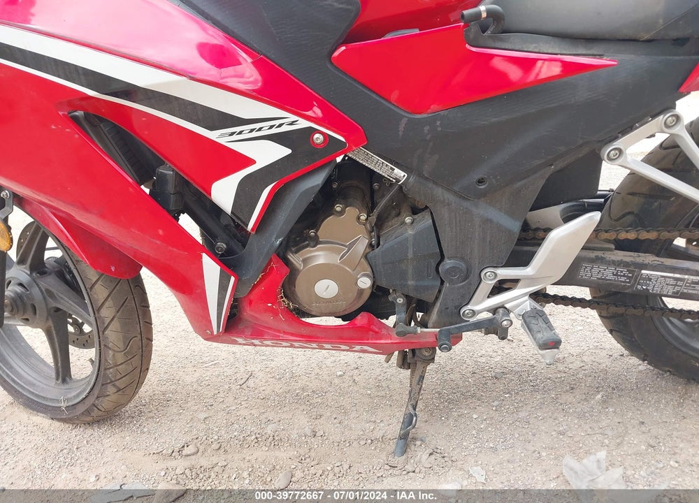 2022 HONDA CBR300 RA VIN: MLHNC5150N5800261