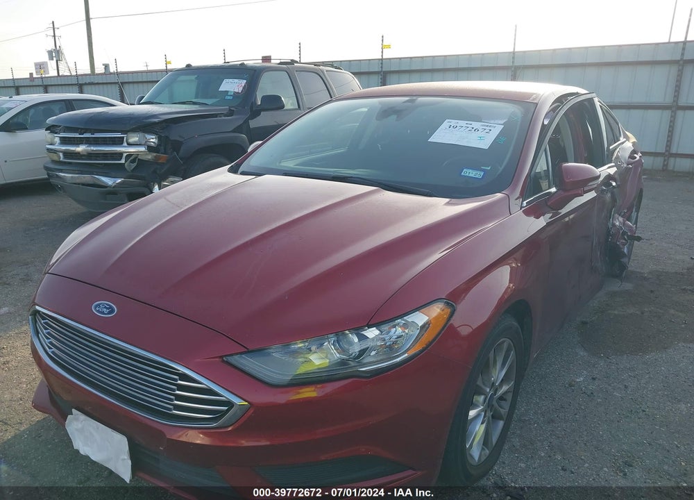 2017 FORD FUSION SE VIN: 3FA6P0H77HR236668