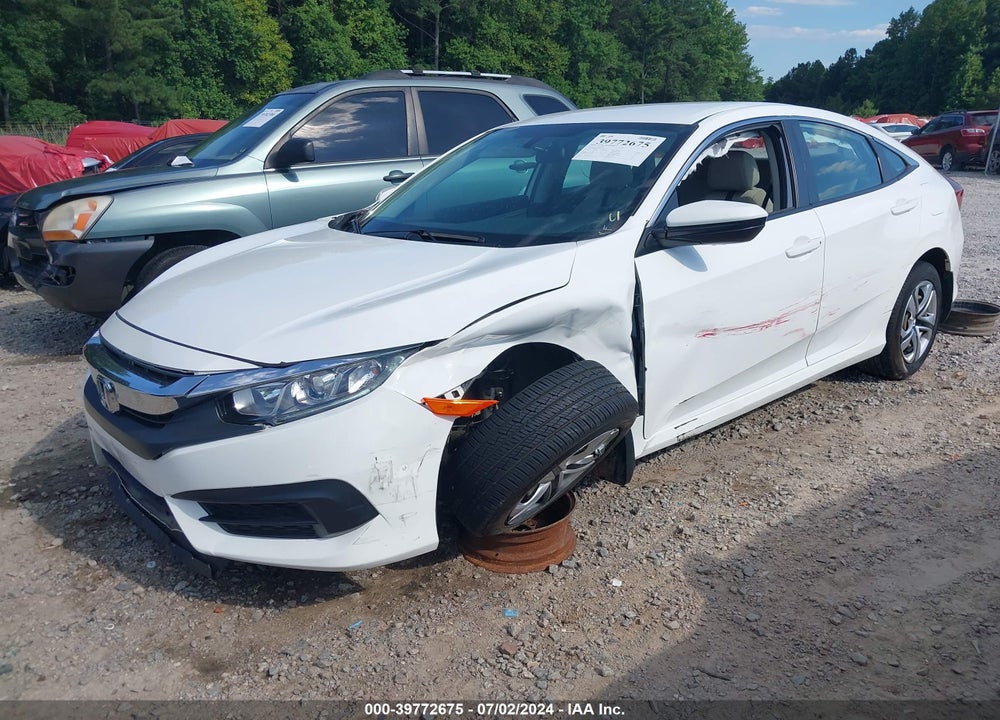 2018 HONDA CIVIC LX VIN: 2HGFC2F52JH566563