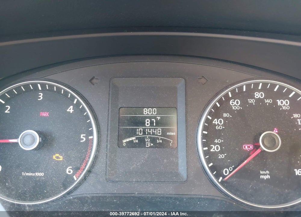 2012 VOLKSWAGEN JETTA 2.0L TDI VIN: 3VW3L7AJ9CM004888