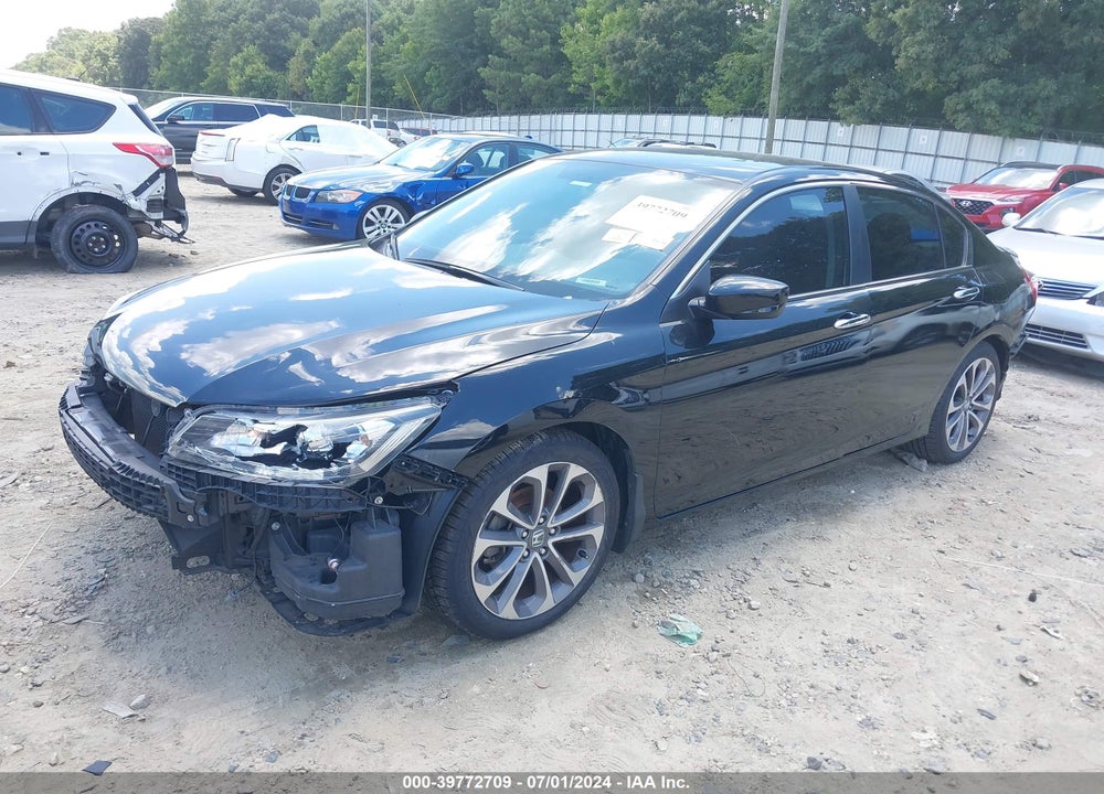 2014 HONDA ACCORD SPORT VIN: 1HGCR2F58EA063870