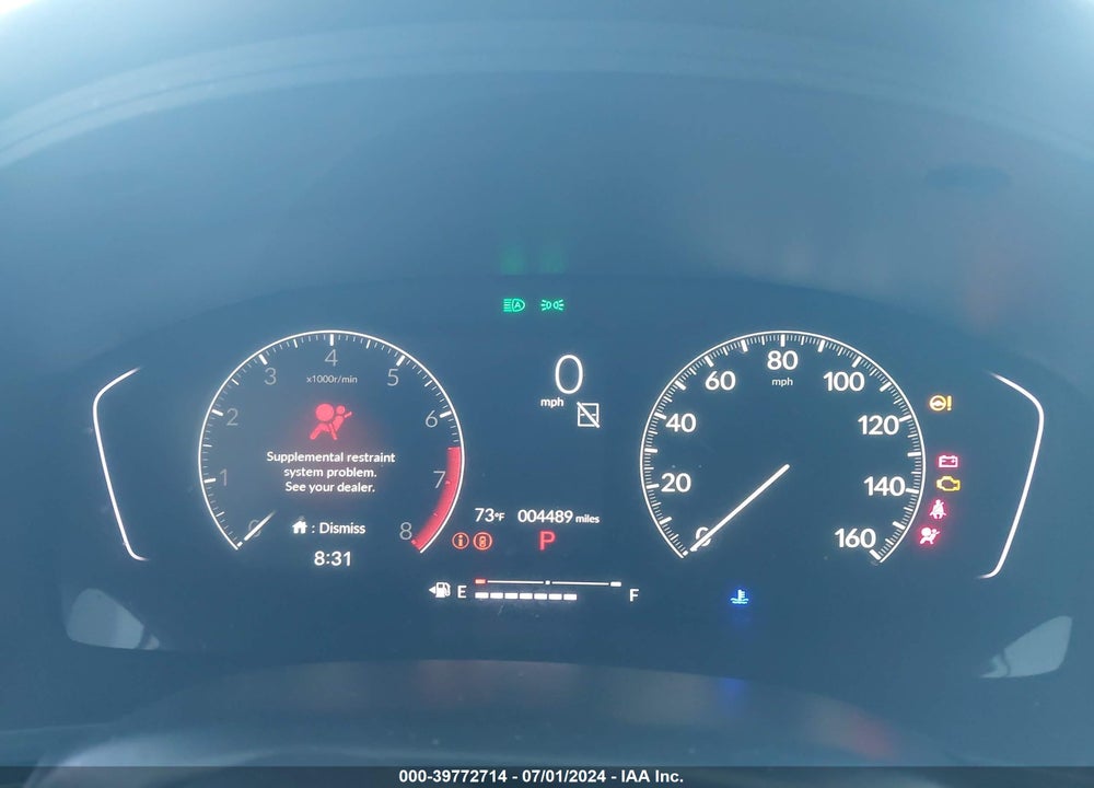 2024 HONDA CIVIC EX VIN: 2HGFE1F76RH318494