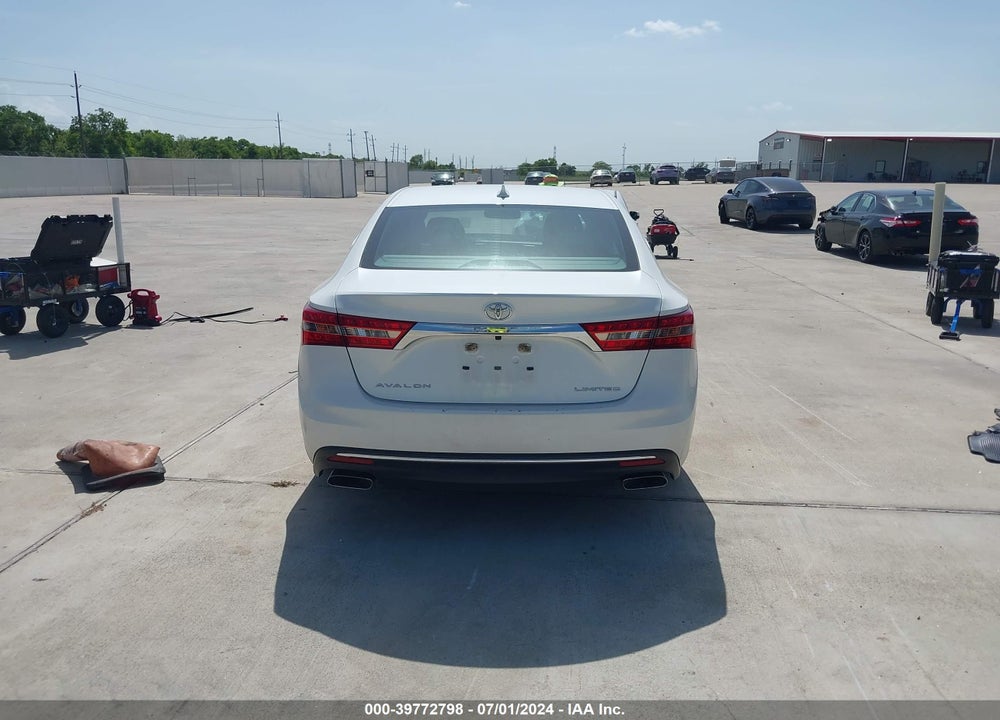 2017 TOYOTA AVALON LIMITED VIN: 4T1BK1EB8HU255093