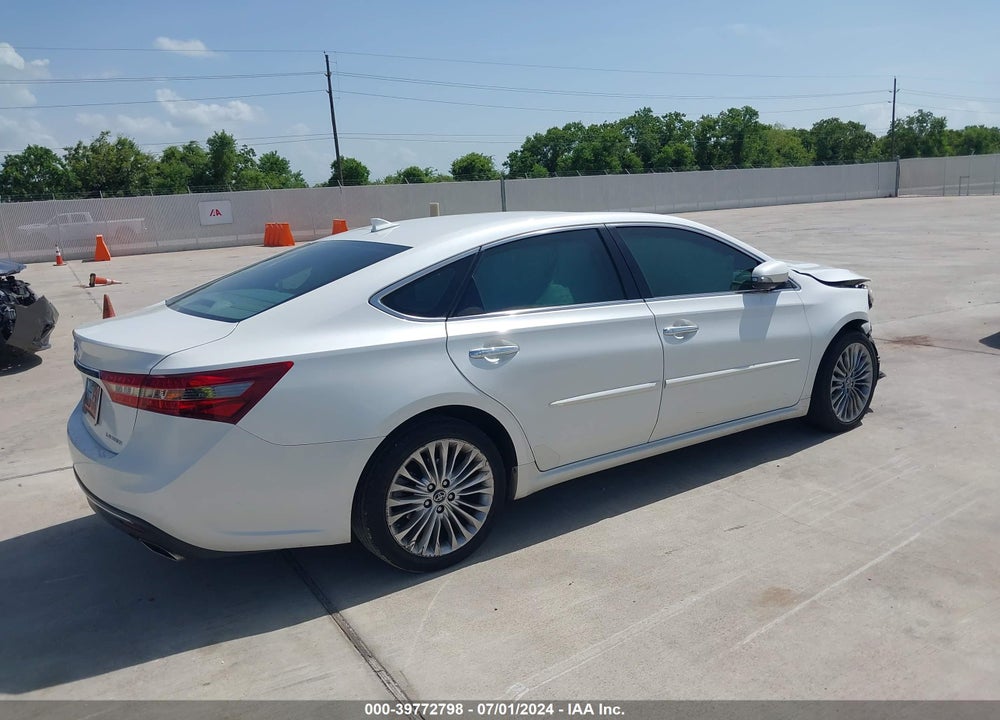 2017 TOYOTA AVALON LIMITED VIN: 4T1BK1EB8HU255093