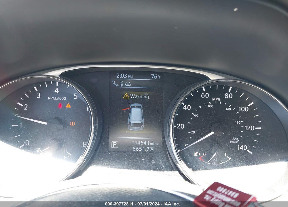 2015 NISSAN ROGUE SL VIN: 5N1AT2MV8FC845632