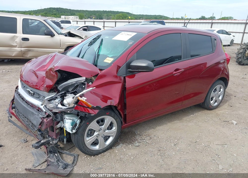 2022 CHEVROLET SPARK FWD LS AUTOMATIC VIN: KL8CB6SA8NC018292