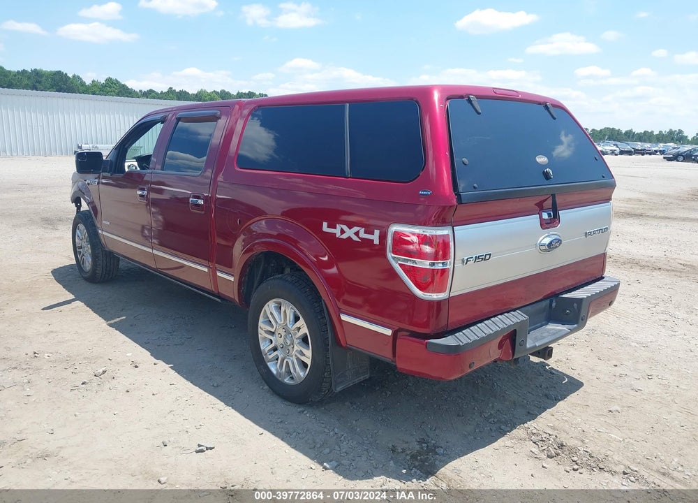 2014 FORD F-150 PLATINUM VIN: 1FTFW1ET9EFB25214