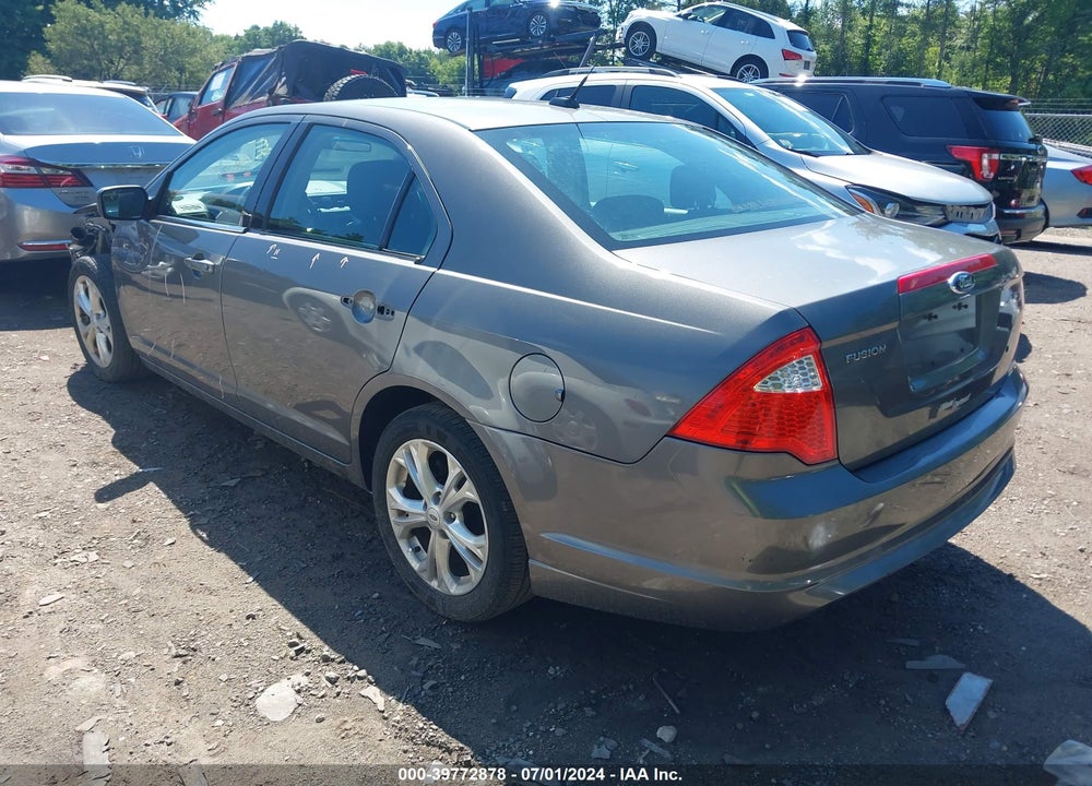 2012 FORD FUSION SE VIN: 3FAHP0HA6CR311924