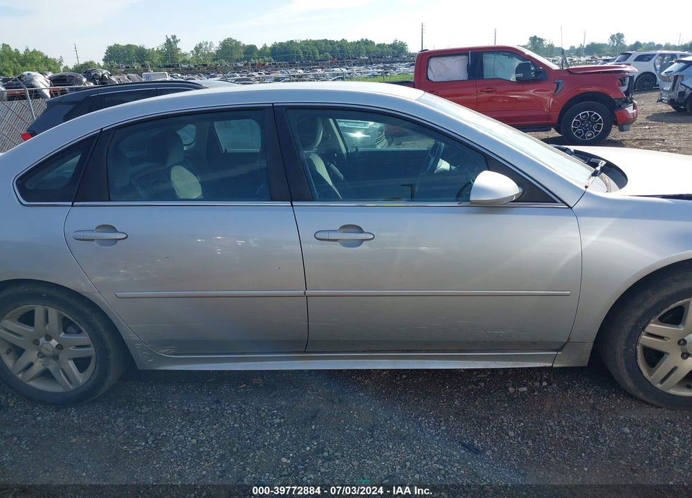 2012 CHEVROLET IMPALA LT VIN: 2G1WG5E38C1114612