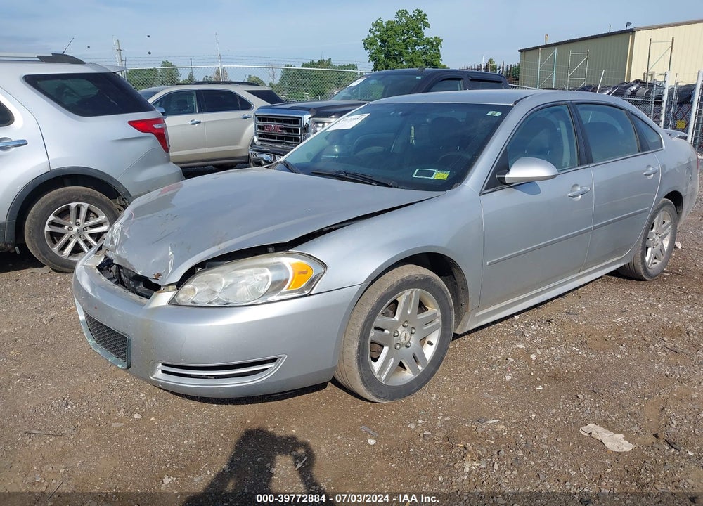 2012 CHEVROLET IMPALA LT VIN: 2G1WG5E38C1114612