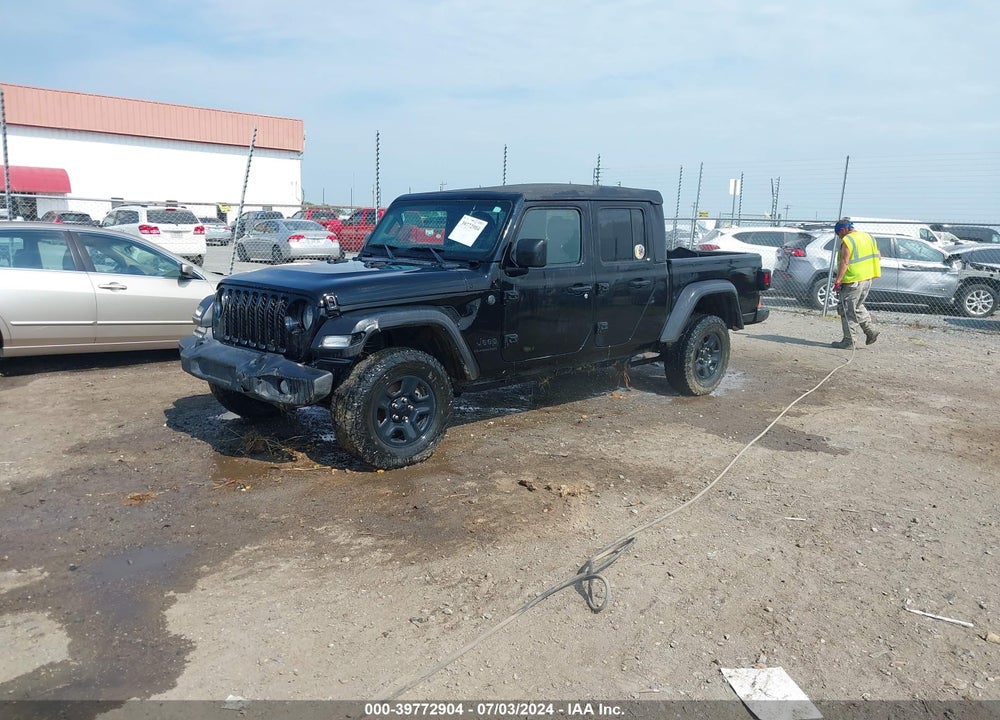 2022 JEEP GLADIATOR SPORT 4X4 VIN: 1C6HJTAG7NL124129