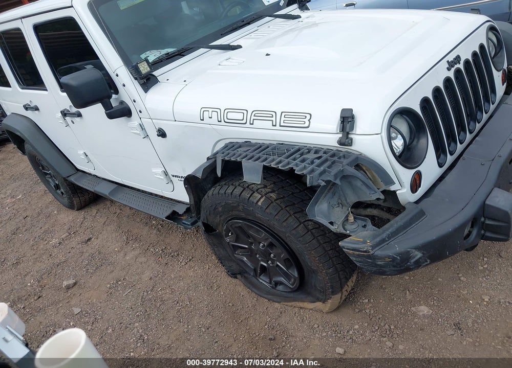 2013 JEEP WRANGLER UNLIMITED MOAB VIN: 1C4BJWEG5DL591767