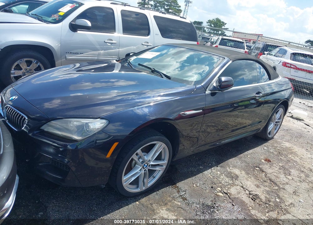 2012 BMW 640I VIN: WBALW7C57CC618427