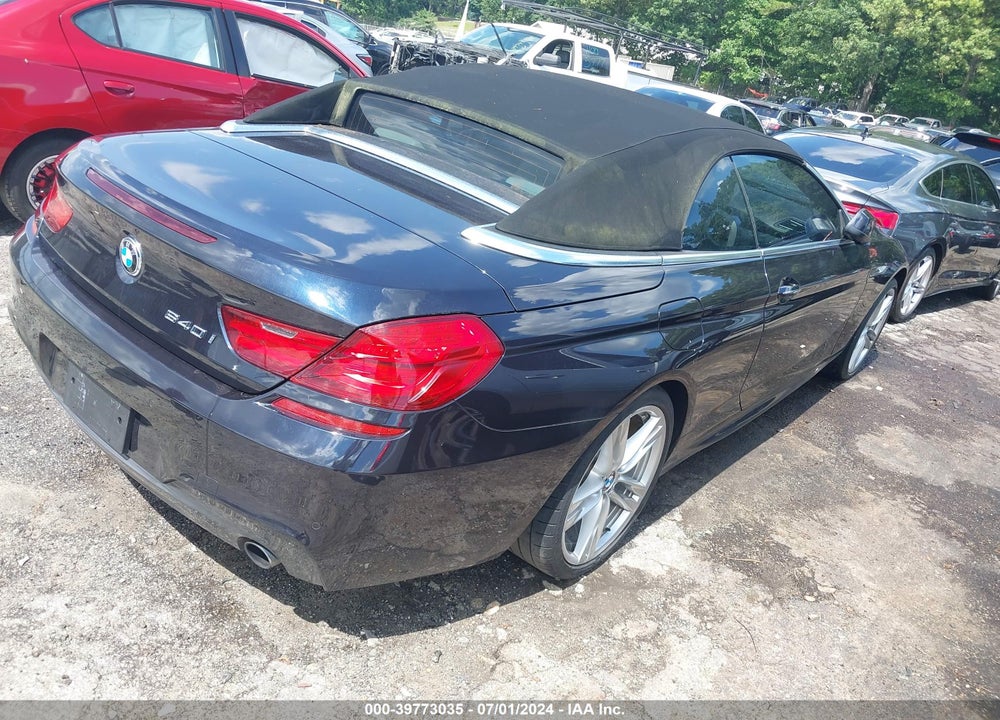 2012 BMW 640I VIN: WBALW7C57CC618427