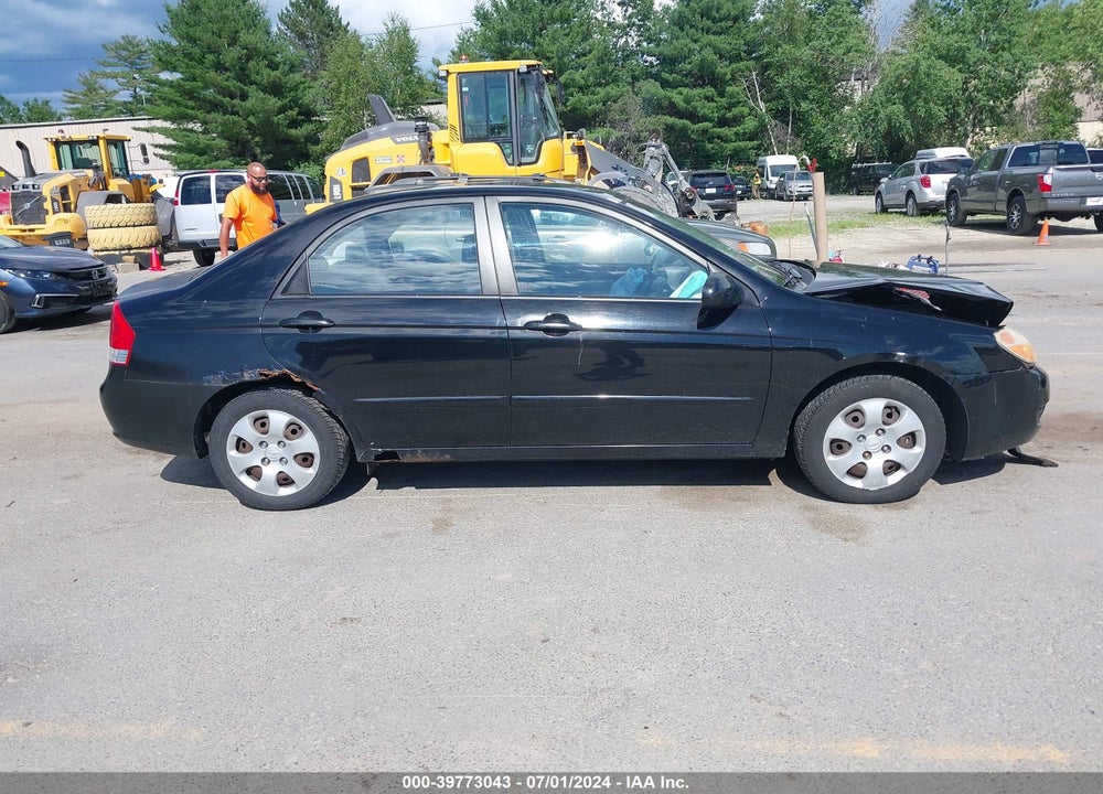 2008 KIA SPECTRA EX VIN: KNAFE122585562553
