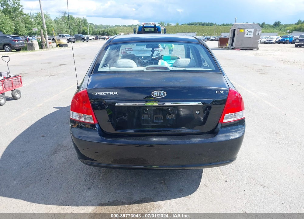 2008 KIA SPECTRA EX VIN: KNAFE122585562553