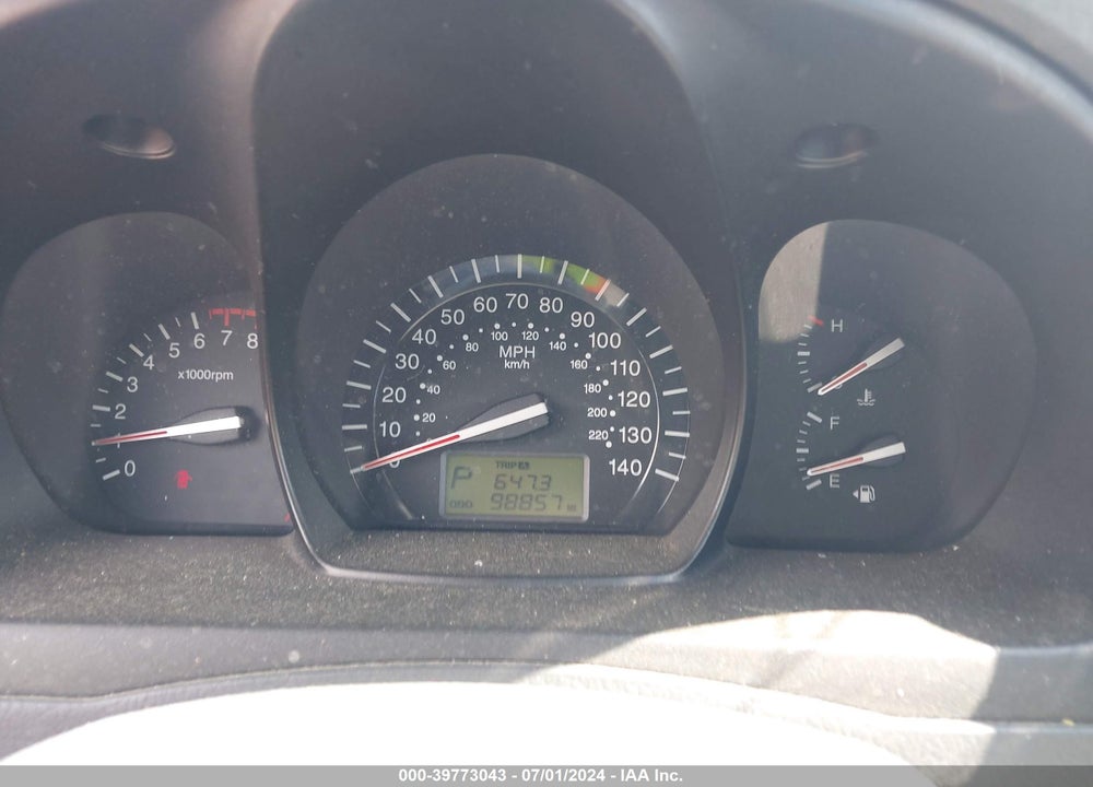 2008 KIA SPECTRA EX VIN: KNAFE122585562553