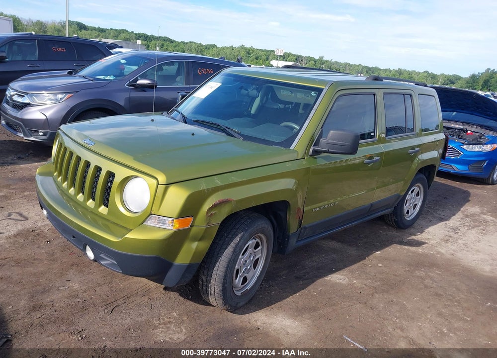 2012 JEEP PATRIOT SPORT VIN: 1C4NJPBA4CD634734