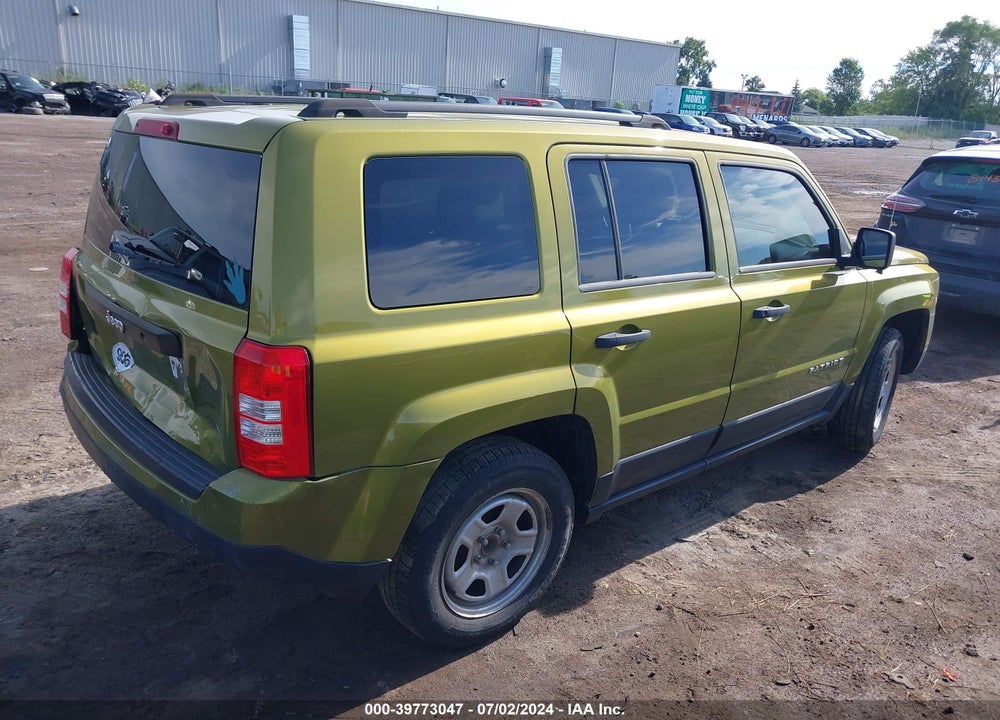 2012 JEEP PATRIOT SPORT VIN: 1C4NJPBA4CD634734