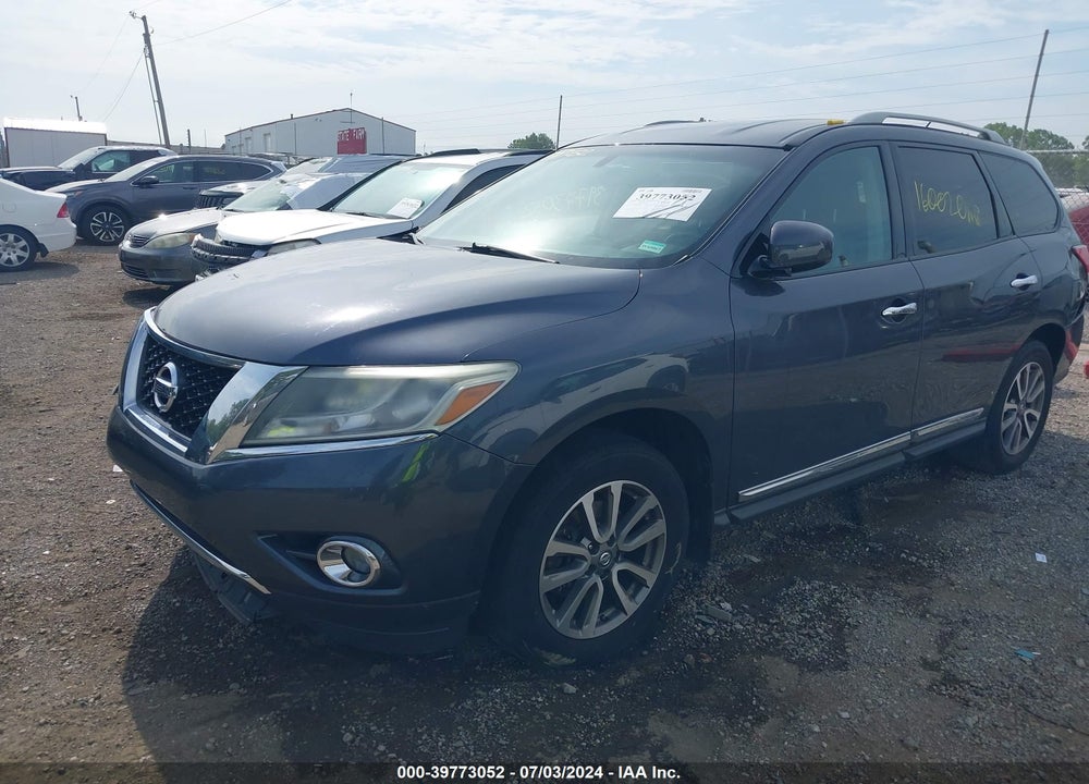 2013 NISSAN PATHFINDER SL VIN: 5N1AR2MN0DC672300