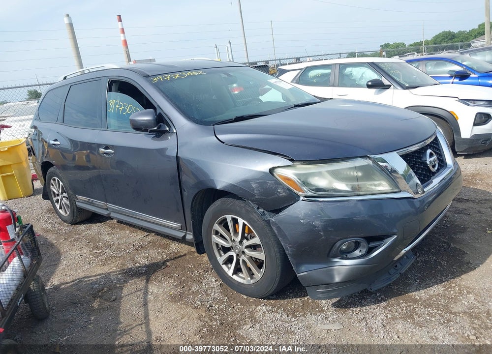 2013 NISSAN PATHFINDER SL VIN: 5N1AR2MN0DC672300