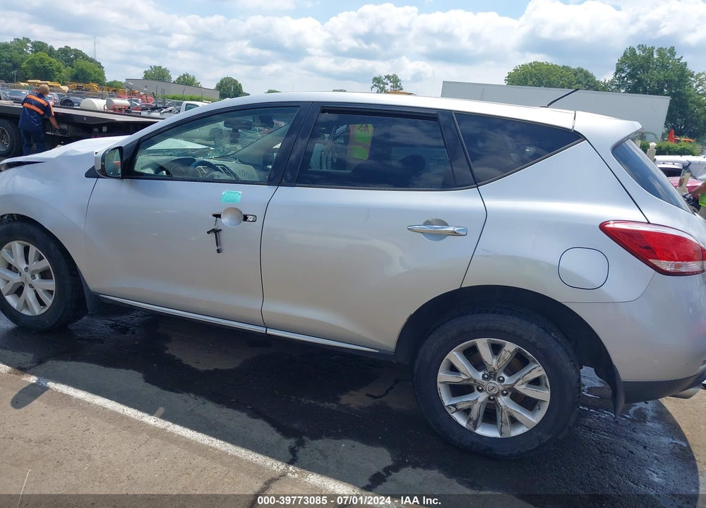 2013 NISSAN MURANO S VIN: JN8AZ1MU8DW200113