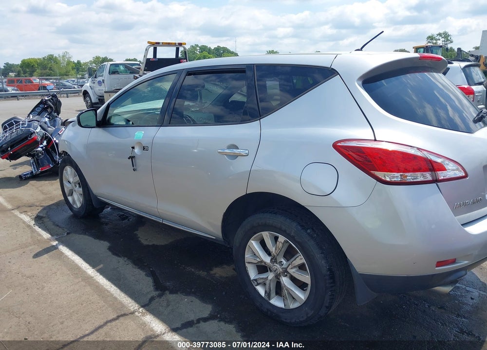 2013 NISSAN MURANO S VIN: JN8AZ1MU8DW200113