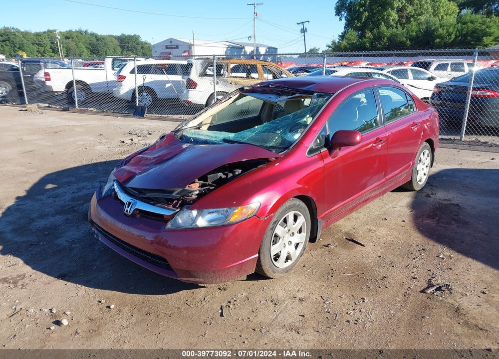 2007 HONDA CIVIC LX VIN: 1HGFA15507L130601