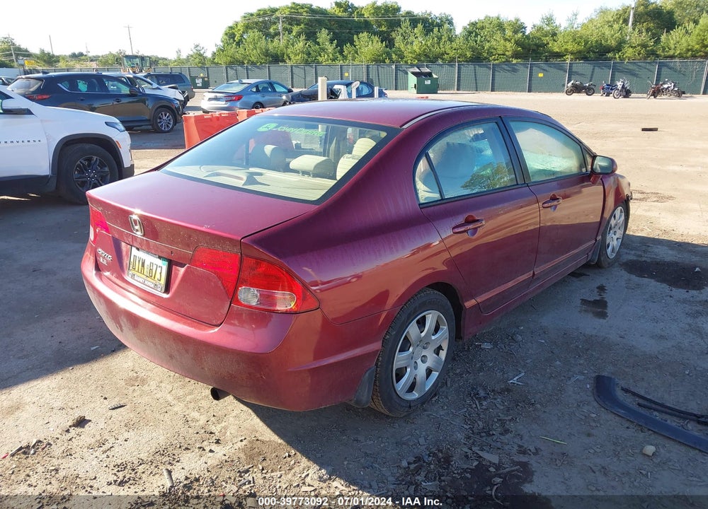 2007 HONDA CIVIC LX VIN: 1HGFA15507L130601