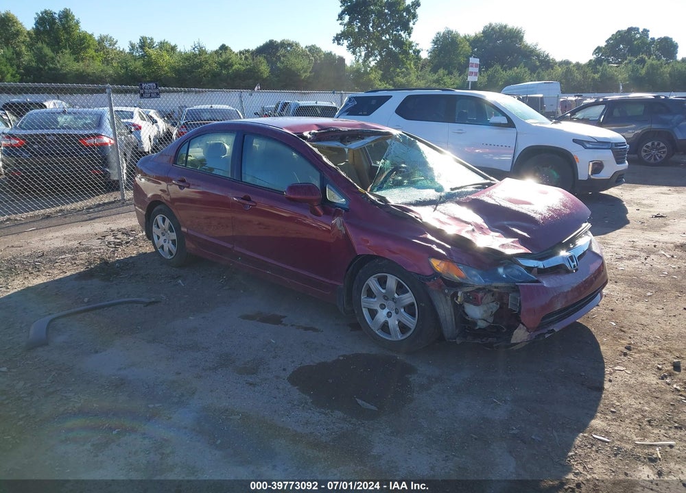 2007 HONDA CIVIC LX VIN: 1HGFA15507L130601