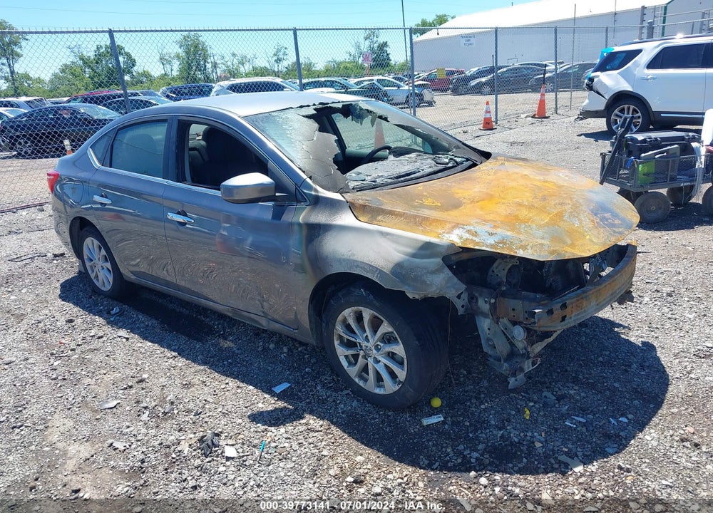 2019 NISSAN SENTRA SV VIN: 3N1AB7AP1KY416654