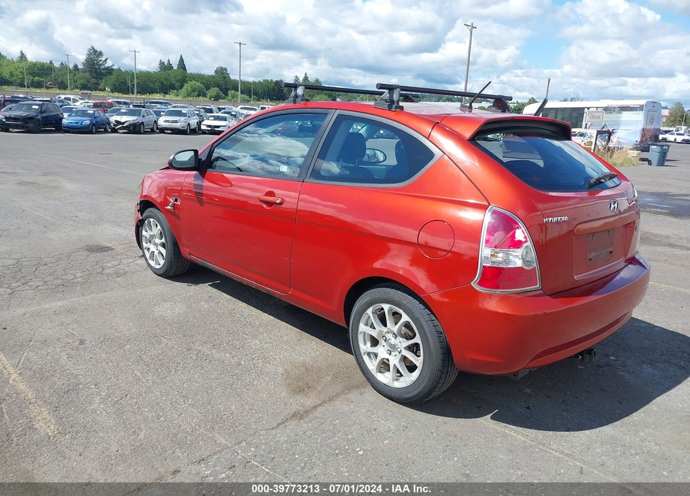 2007 HYUNDAI ACCENT SE VIN: KMHCN36C97U042991