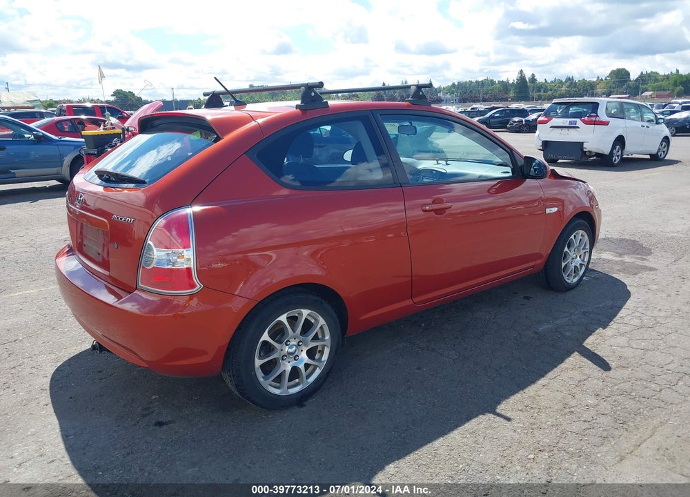 2007 HYUNDAI ACCENT SE VIN: KMHCN36C97U042991