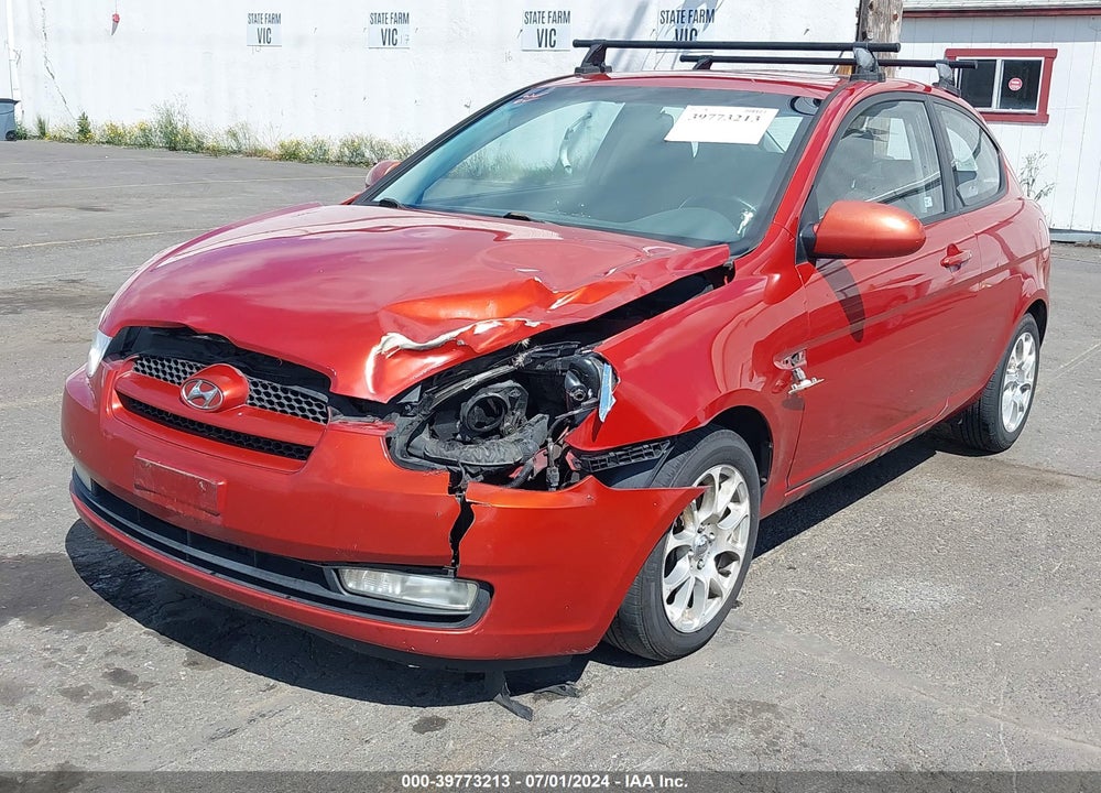 2007 HYUNDAI ACCENT SE VIN: KMHCN36C97U042991