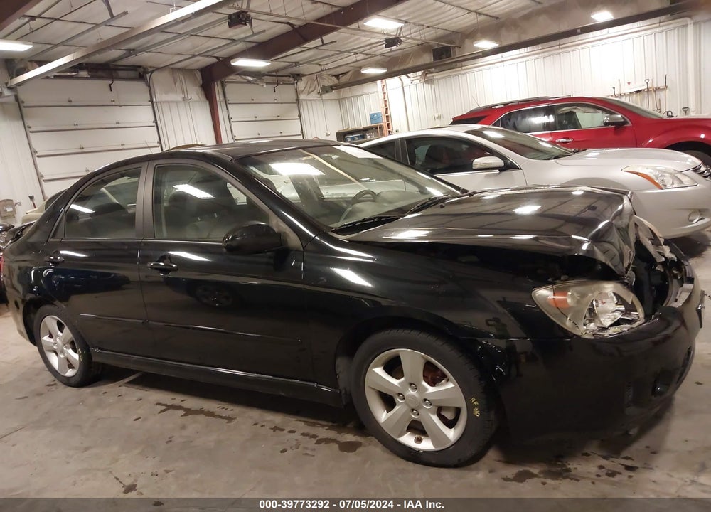2008 KIA SPECTRA SX VIN: KNAFE121X85013048