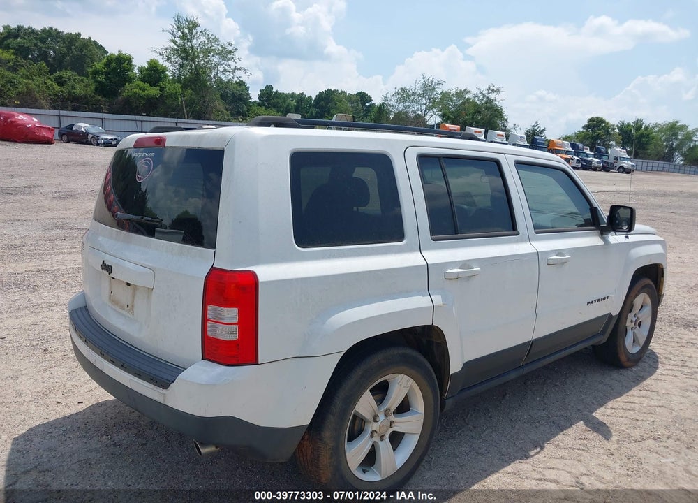 2014 JEEP PATRIOT ALTITUDE VIN: 1C4NJPBA4ED726137