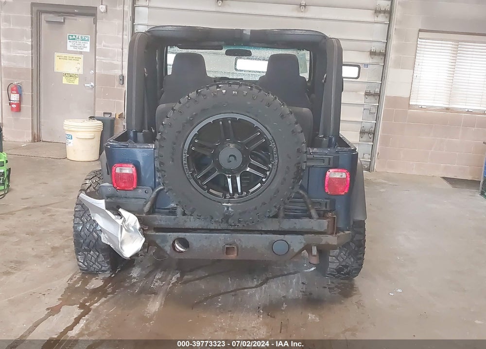 2006 JEEP WRANGLER X VIN: 1J4FA39S46P768779
