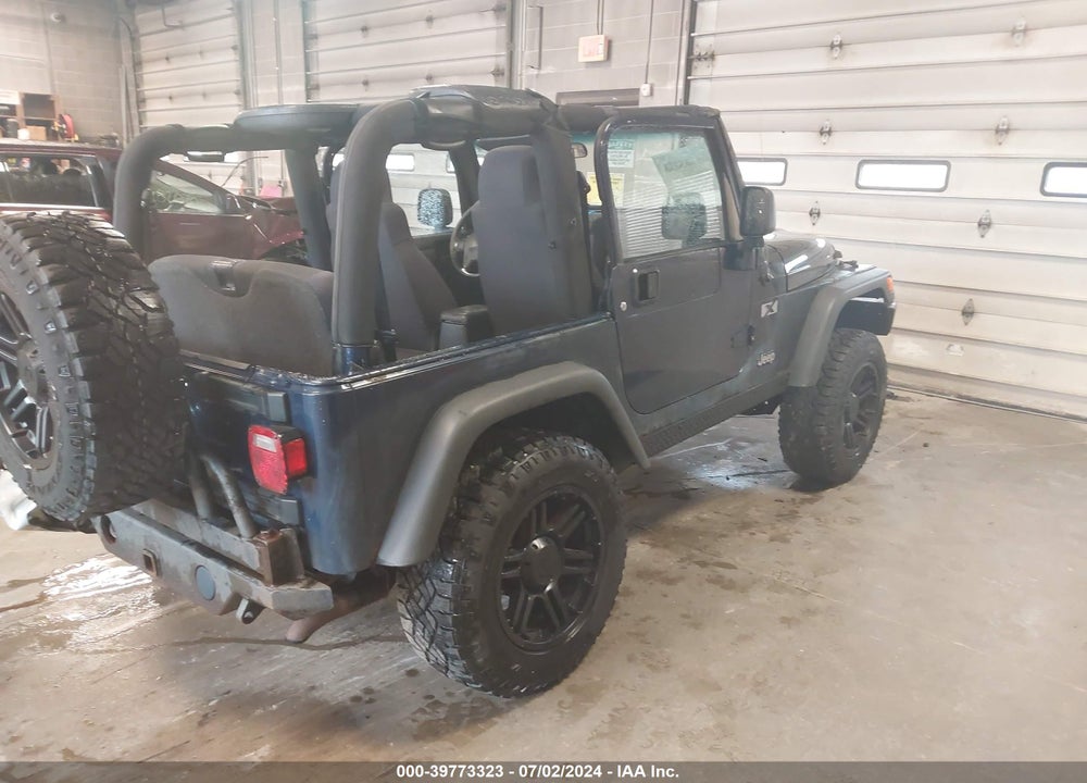 2006 JEEP WRANGLER X VIN: 1J4FA39S46P768779